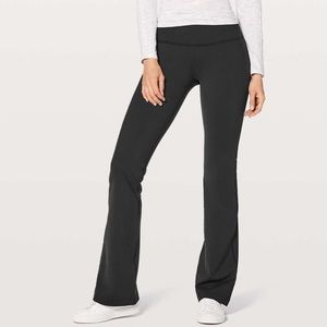 Lululemon Size 12 High Waist Flare Throw Back Pant. NWT.